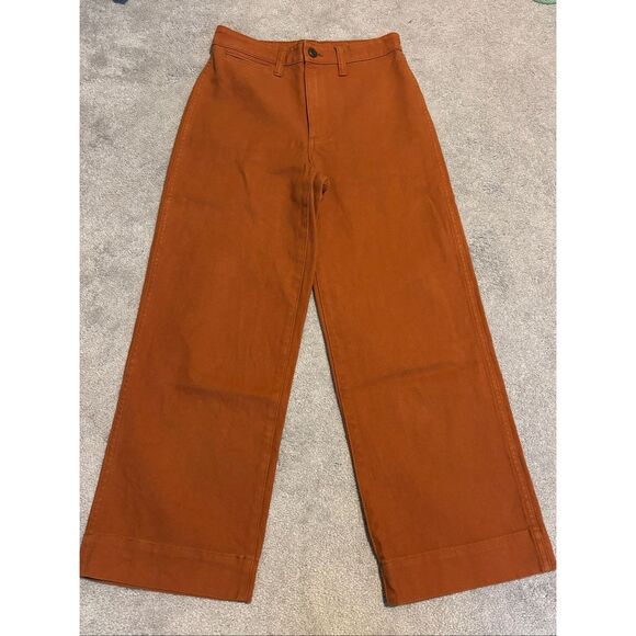 NWOT Madewell Emmett Wide-Leg Crop Pants, Sz 25, $90 B34 - Picture 5 of 10